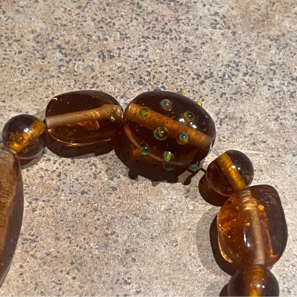 Faux, Costume, Estate Jewelry, Brown Beaded Bracelet - Picture 2 of 8